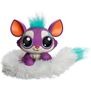 Mattel - Lil' Gleemerz Animalito Loomur lila Juguete interactivo para niños +5 años