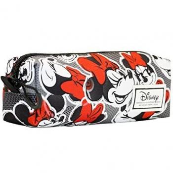 KARACTERMANIA Minnie Mouse Lashes-Estuche Portatodo Cuadrado Fan, Rojo