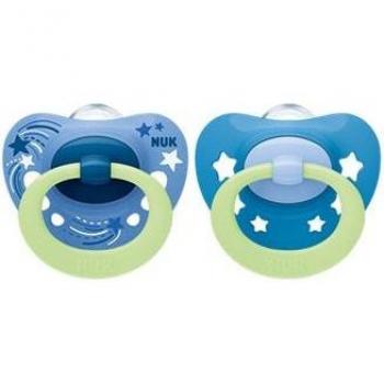 Nuk Chupete Signature Night Silicona 6-18M 2uds