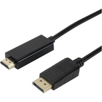 Cable DisplayPort 1.4 a HDMI 2.0 Macho 4K 60Hz 2m - DCU Adaptador Video Avanzado