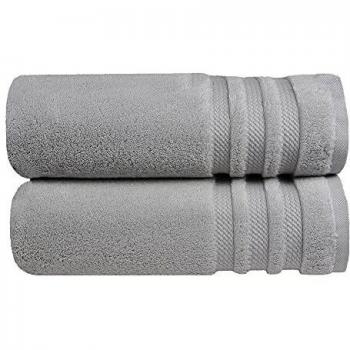 TRIDENT Juego Toallas de baño - Luxury Hotel Collection - Toallas Grandes, 100% algodón, 625 gsm, 2 Piezas Juego Toallas de baño, Ultra Suave, Lujoso, Extra Absorbente