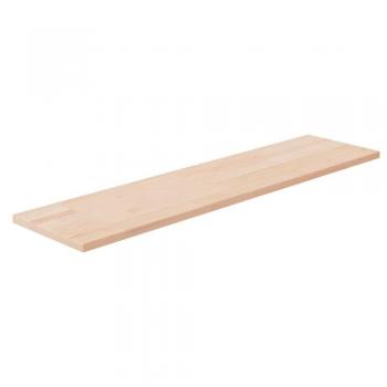 Tabla de estantería de madera maciza de roble sin tratar 80x20x1,5 cm