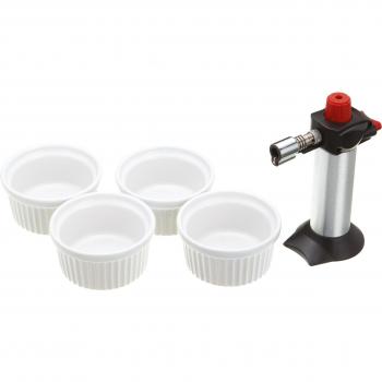 Kitchen Craft KCBTSET3 - Soplete y juego de recipientes para postre