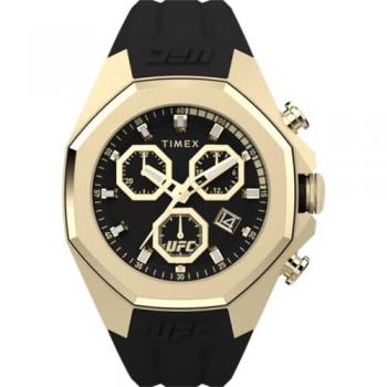 Timex UFC Pro Men's Black Silicone Chronograph Watch TW2W69800