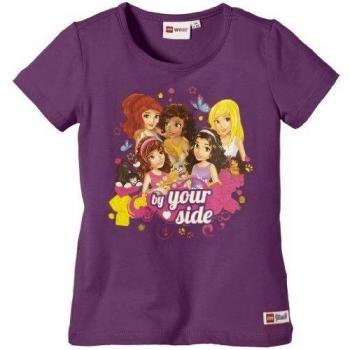 LEGO Wear - Camiseta de LEGO Friends con cuello redondo de manga corta para niña, talla 6 años