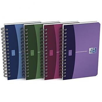 Cuaderno de espiral Oxford Office Urban Mix, 9 x 14 cm, 180 páginas, cuadriculado 5x5, papel de 90 g