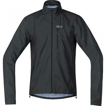 GORE Wear Chaqueta impermeable de ciclismo para hombre, S, Negro, 100034