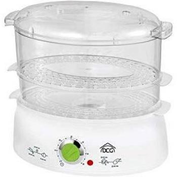 Vaporera eléctrica DCG DG2334 con función de vapor y capacidad para cocinar al vapor