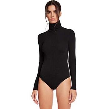 Wolford Colorado Long Sleeve Turtleneck Bodysuit - Femme - Black - Size XS