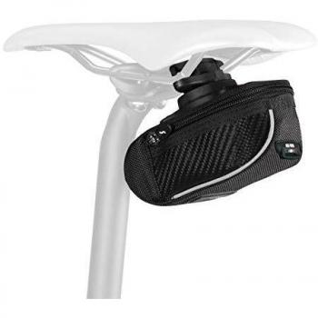 Â ASG International Compact 430 Small Quick Release Cycling Saddle Bag, Unisex Adulto, Negro, ESTANDAR