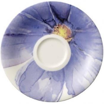 Plato para Espresso Villeroy & Boch Mariefleur Gris Basic 12 cm de Porcelana Premium