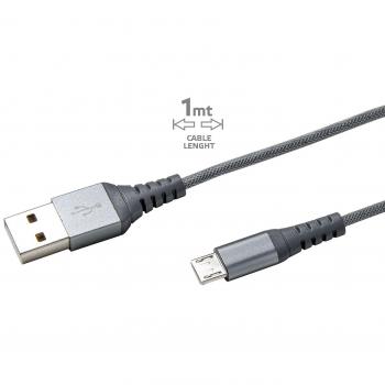 Celly USBMICRONYLSV - Cable USB