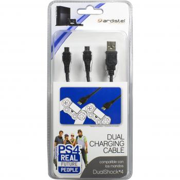 Ardistel - Cable De Carga Dual USB Para Mandos