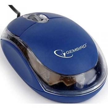 GEMBIRD Raton USB Optico 1000DPI AMBIDIEXTRO Azul