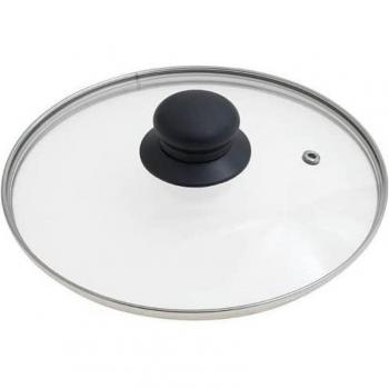 Tapa de Cristal para Sartén 30cm, Tapa de Vidrio Multiusos, Tapadera de Cristal para Olla, Tapa de Cristal con Mango, Tapa Cacerola, Resistente a Altas Temper