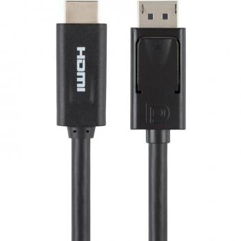 Belkin 4K DisplayPort to HDMI Cable, Male to Male, 1.8m, Black