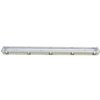 Lámpara de techo rectangular estanca de 2 tubos 120 cm Kai