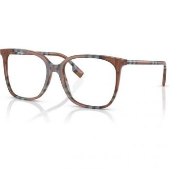 Burberry BE2367 Louise Col. 3966 Women's Square Eyeglasses Brown Size 54 - Blue Light Block Available