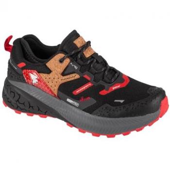 JOMA ZAPATILLA TORUK 2401 - Zapatillas de Trail Running para Hombre, Color Negro con detalles en Rojo y Beige, Talla 41 EU