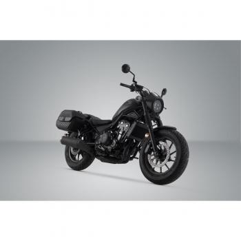 Soporte lateral izquierdo SW-Motech SLH LH1 para Honda CMX500 Rebel (16-)