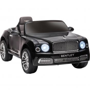 Coche Eléctrico para Niños Bentley Mulsanne Licenciado 12V con Control Remoto, Faros, Bocina, Reproductor de Música, Entrada USB, Apertura de Puertas y Vel