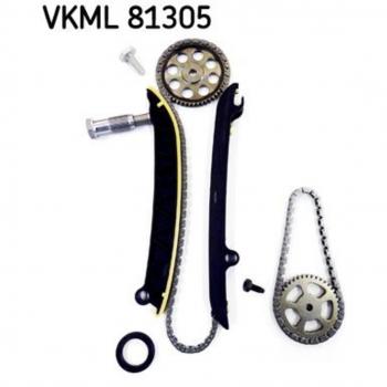 Juego de cadena de distribución SKF VKML 81305, incluye todos los componentes necesarios para la instalación de la cadena de distribución en vehículos, fabricado por SKF, garantizando calidad y durabilidad