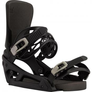 Burton Men's Cartel EST Snowboard Bindings Black - Fijaciones de snowboard, color negro, modelo Cartel EST, diseñadas para ofrecer un ajuste óptimo y comodidad en el uso, con tecnología de amortiguación y soporte mejorado