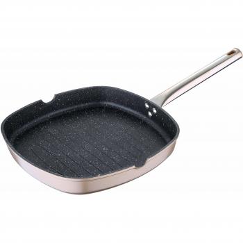 San Ignacio Neon Sarten Grill Aluminio Forjado, Dorado