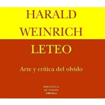 Leteo: Arte y crítica del olvido: 13 - Weinrich