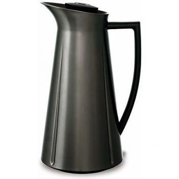 Rosendahl Termo Grand Cru innovadora tecnología de pulsador de plástico y Acero en Gun Metallic para Mantener Las Bebidas Calientes y frías, Capacidad de 1 litro