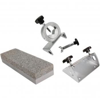 HOLZKRAFT KIT DE AFILADO DE GIRO 5760065 - Kit de afilado, incluye disco de afilado, ajustable para diferentes ángulos, compatible con herramientas de corte, diseño compacto y portátil