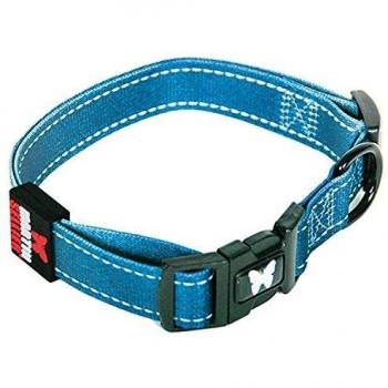 Collar de Nylon Reflex Azul Martin Sellier 16 mm Ajustable 35-45 cm