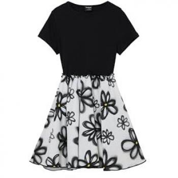 Vestido de niña Desigual Bera negro