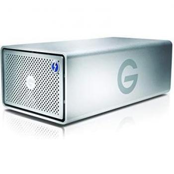 G-Technology G-RAID 28TB con Thunderbolt 3, USB-C y HDMI, Clase Enterprise HDD Retirable, Velocidad de 500MB/s, Garantía de 5 años