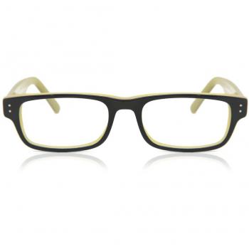 Square Full Rim Plastic Kids' Prescription Glasses - Black, Size 44, Blue Light Block Available, Free Lenses - SmartBuy Kids