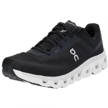 On Cloudflow 4 Men's Running Sneakers - Black White - Size 40.5 EU
