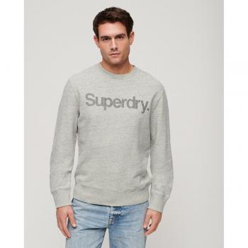 Superdry Sudadera Core Logo City Loose para hombre con cuello redondo y diseño suelto