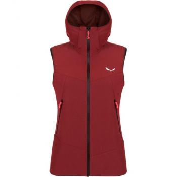 Chaleco Salewa Sella Durastretch para mujer - color rojo - talla L