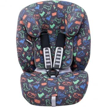 Funda para silla de coche compatible con Romer Advansafix Iii Sict y Evolva Jyoko Happy Dino