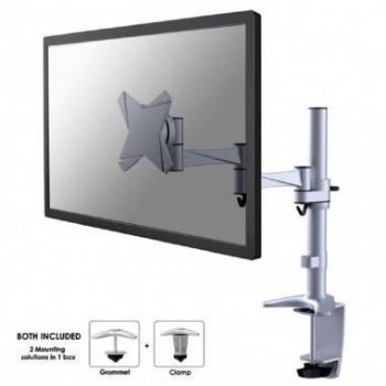 Newstar FPMA-D1330SILVER Soporte de Escritorio para Monitor de 10-30 Pulgadas, Color Plata