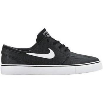 Nike Zoom Stefan Janoski L Zapatillas de skateboarding, Hombre, Negro / Blanco / Gris, 47 1/2