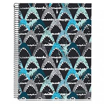Cuaderno A4 Shark 140 Hojas Cuadrícula 5x5 mm Tapa Dura Plastificada