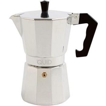 Quid 12 Tazas CAFETERA Alum PP Cesena QD, Aluminio, Gris