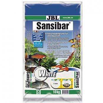 JBL Sansibar WHITE 10 kg, White, fine substrate for freshwater and saltwater aquariums