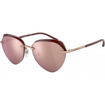 Emporio Armani EA 2133 Sunglasses, Color: 30117J, Style: Panthos, Gender: Female, Size: 57 MM, Color: Pink