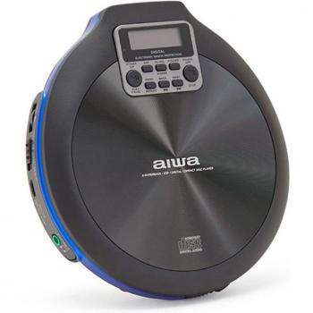 Reproductor Portátil de CD/CDR/MP3 Aiwa Walk PCD-810BL Azul