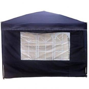 Cortina Con Ventana Carpa Pleg Azul