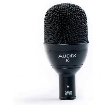 Audix F6 Fusion Hypercardioid Low-Frequency Instrument Microphone