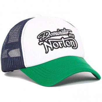 Norton Gorra Enzo Cap Dominator 1950 Azul/Verde/Blanca