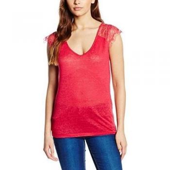 Naf Naf Overland, Camiseta Para Mujer, Rojo